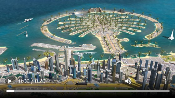 Routenanimation – Dubai